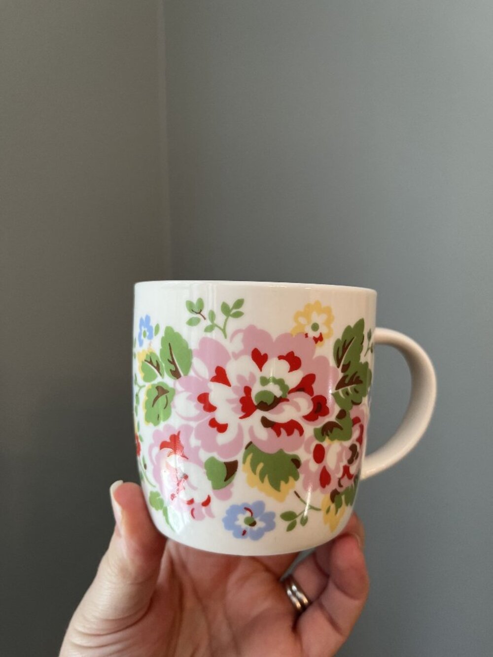 Cath Kidston Floral Mug, Exclusively By Queens Flowers Spray Cottagecore Cup Tea